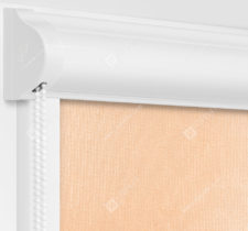 Рулонные кассетные шторы УНИ - Металлик персиковый