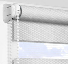 Рулонные шторы День-Ночь - Реджина светло-серый 45