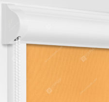 Рулонные кассетные шторы УНИ - Мадагаскар желтый