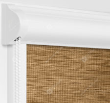 Рулонные кассетные шторы УНИ - Аруба темно-бежевый