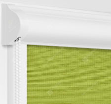 Рулонные кассетные шторы УНИ - Корсо блэкаут зеленый