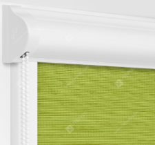 Рулонные кассетные шторы УНИ - Корсо зеленый