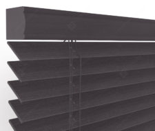 Деревянные жалюзи 50 мм, цвет графитовый 50K-38