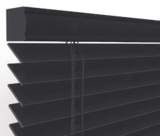 Деревянные жалюзи 50 мм, цвет угольный 50K-62