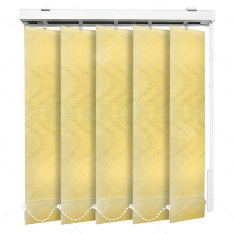 Вертикальные тканевые жалюзи Офелия золото